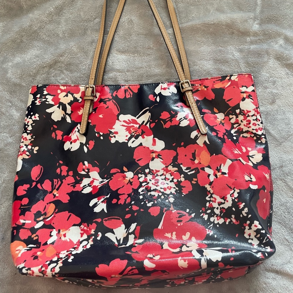 Merona Rose Print Tote